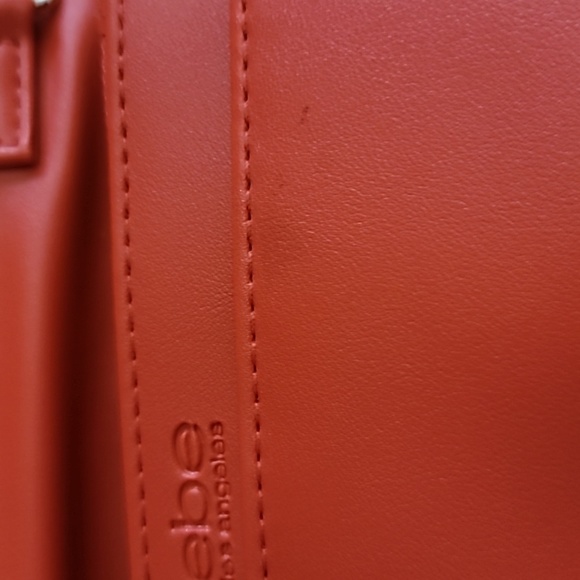 bebe sophia crossbody purse coral front flap w magnetic closure detachable strap - Picture 11 of 11